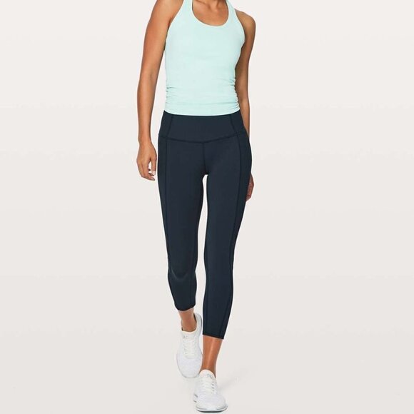 Lululemon On Your Mark Crop 23" Nocturnal Teal - Picture 3 of 14
